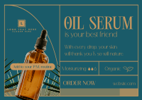 Skin Care Serum Postcard