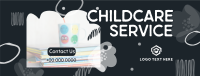 Abstract Shapes Childcare Service Facebook Cover