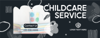 Abstract Shapes Childcare Service Facebook Cover Image Preview