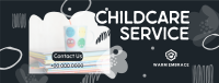 Abstract Shapes Childcare Service Facebook Cover