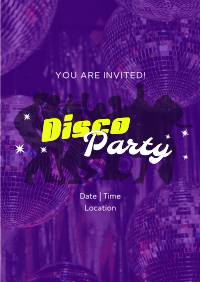 Disco Fever Party Flyer