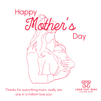 A Mother's Love Instagram Post Design