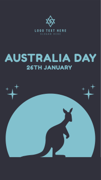 Native Kangaroo Facebook Story Design