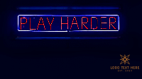 Play Harder Zoom Background Image Preview