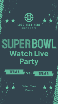 Football Watch Party Facebook Story
