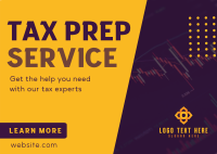 Get Help with Our Tax Experts Postcard