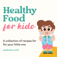 Healthy Recipes for Kids Instagram Post