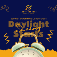 Start Daylight Saving Instagram Post