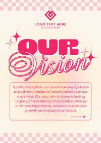 Y2K Our Vision Flyer Design