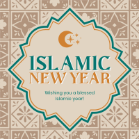 Islamic New Year Wishes Instagram Post Design