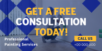 Painting Service Consultation Twitter Post