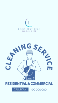 Janitorial Service Facebook Story