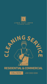 Janitorial Service Facebook Story