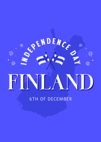 Independence Day For Finland Poster