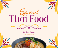 Special Thai Food Facebook Post