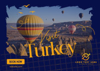 Turkey Travel Postcard