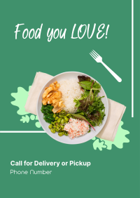 Tasty Lunch Delivery Poster