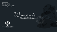 Woman Line Art Facebook Event Cover