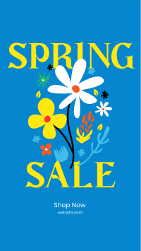 Flower Spring Sale Facebook Story