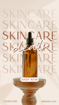 Minimalist Skincare Deals YouTube Short Design