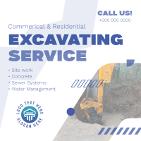 Modern Excavating Service Instagram Post