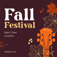 Fall Festival Celebration Instagram Post