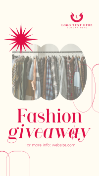 Elegant Fashion Giveaway Instagram Story Design