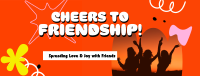 Abstract Friendship Greeting Facebook Cover Image Preview