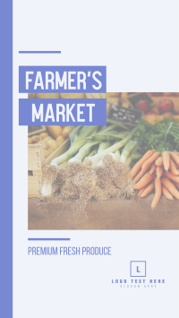 Premium Farmer's Market Facebook Story