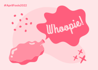 Whoopie April Fools Postcard