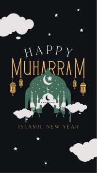 Peaceful and Happy Muharram Instagram Story