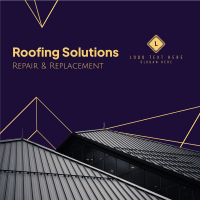 Residential Roofing Solutions Instagram Post Design