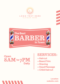 Barbershop Poster example 1