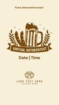 Virtual Oktoberfest Instagram Story