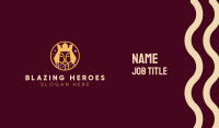 Golden City King  Business Card Image Preview