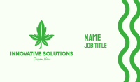 Green Leaf Cannabis Business Card