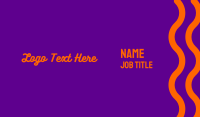 Purple Orange Business Card example 4