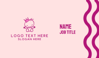 Pink Baby Princess Business Card