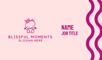 Pink Baby Princess Business Card