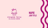 Pink Baby Princess Business Card