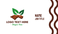 Eco Leaf Elk Business Card