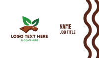 Eco Leaf Elk Business Card