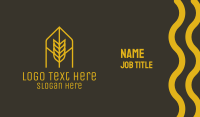 Orange Wheat Arch Business Card