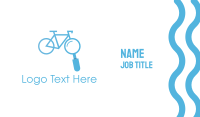 Bicycle Bike Search Finder Business Card Design