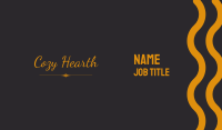 Elegant Cursive  Wordmark Business Card Image Preview