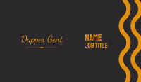 Elegant Cursive  Wordmark Business Card Image Preview