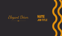 Elegant Cursive  Wordmark Business Card Image Preview