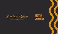 Elegant Cursive  Wordmark Business Card Image Preview