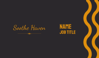 Elegant Cursive  Wordmark Business Card Image Preview