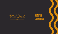 Elegant Cursive  Wordmark Business Card Image Preview